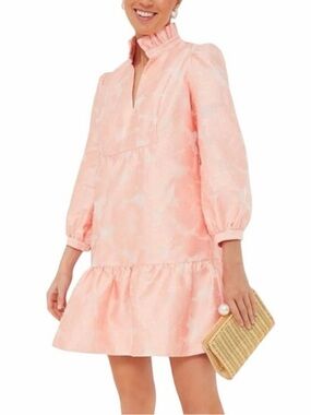 NWT Tuckernuck Bellini Fil Coupe Peach Drop Waist Palmerston Dress XS
